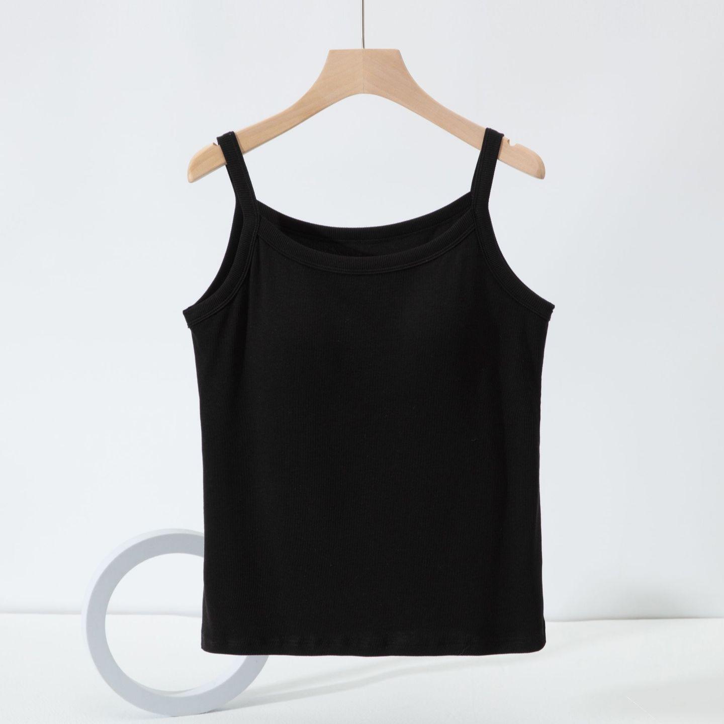 

Plus-Size Women s Versatile Camisole: Padded Cups, Round Neck, Wire-Free, Four-Season Wear One Size