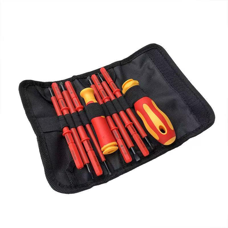 Electrician High-Voltage Resistant Screwdriver Set: Phillips & Flathead for Home Repair