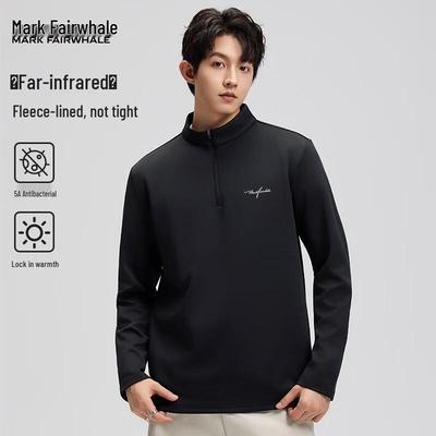 Men's Fleece Lined Half-Zip T-Shirt