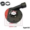 ABBP-115/125/150 Model Surface Cutting Dust Shroud For Angle Grinder Built-In Tight Bristles Dust Collector Attachment