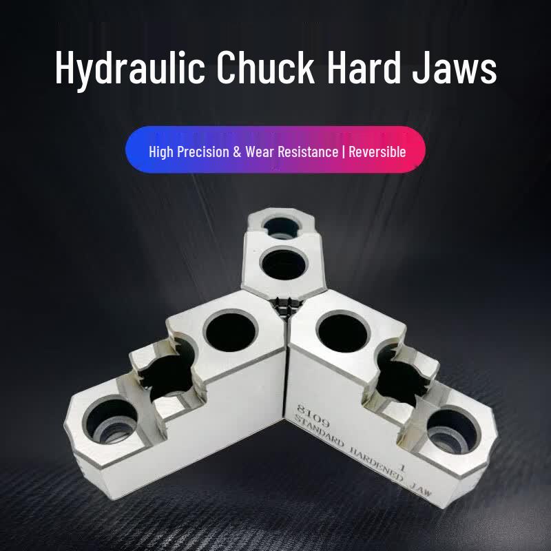 Qicheng 6-inch Hydraulic Hard Jaw Set