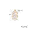 4Pcs/lot Halloween Charms Stainless Steel Pumpkin Ghost Bat Pendant for Making DIY Necklace Jewelry Accessories Supplies