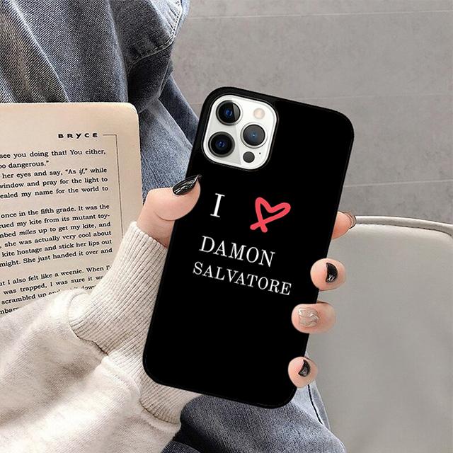 A little bit of Damon Vampire Diaries Phone Case For iPhone 17 Air 16 15 14 13 12 11 Pro Max Plus Max Cover coque