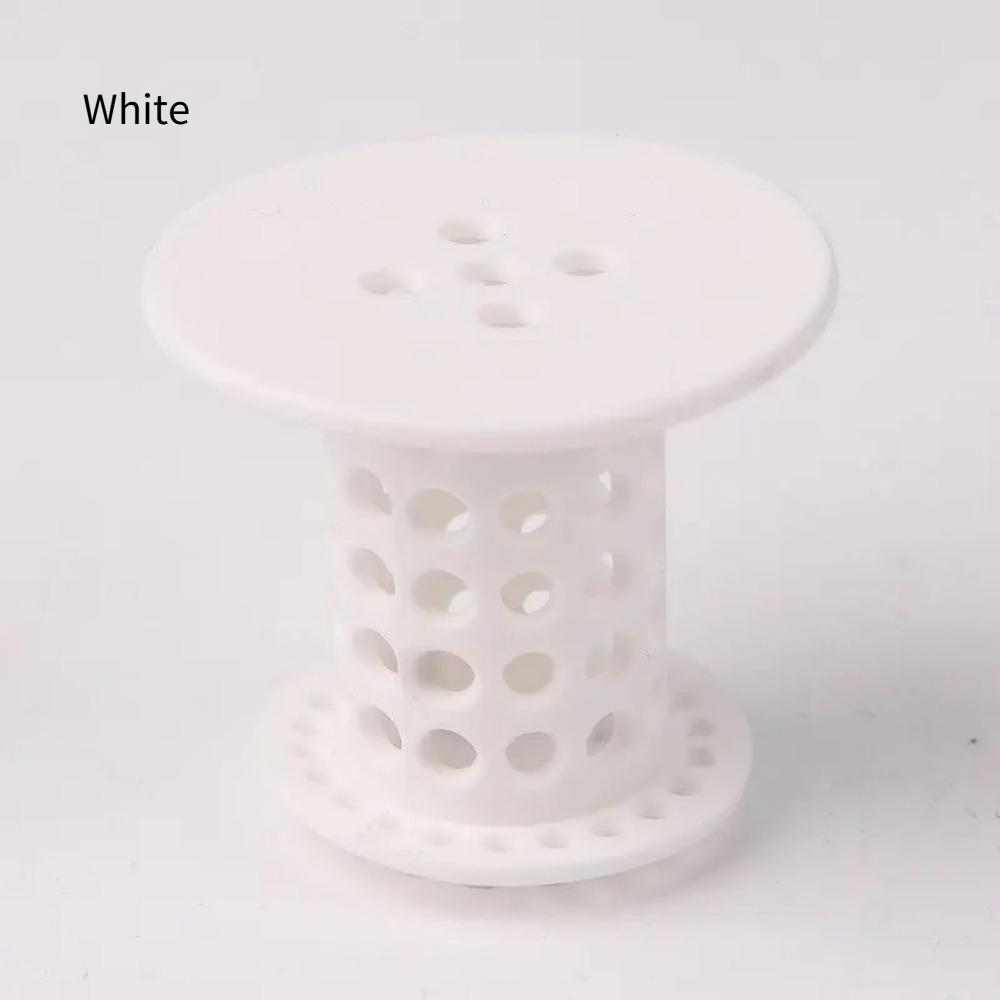 

Улавливатель волос для слива ванной комнаты Пробка для ванны Фильтр для раковины Фильтр для душа Крышка для слива раковины Аксессуары для ванной комнаты 2pcs White