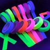 UV Blacklight Reactive Fluorescent Cloth/Neon Gaffer Tape, Super Bright Spike Tape for Glow Party Supplies