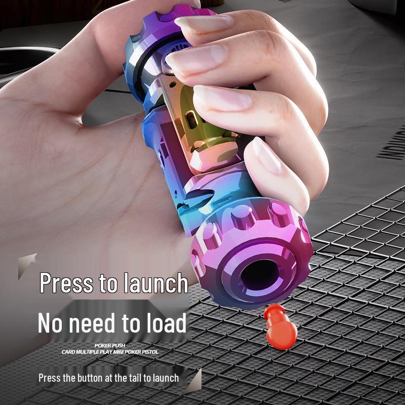 EDC Toy Gun with Mini Metal Bullet Ejector for Decompression