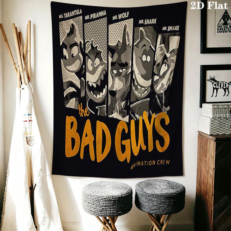 The Bad Guys 2 Wild Adventure Bedding 1 Duvet Cover 2 Pillowcase Without Core Soft And Comfortable Christmas Birthday Gift Bedding Set