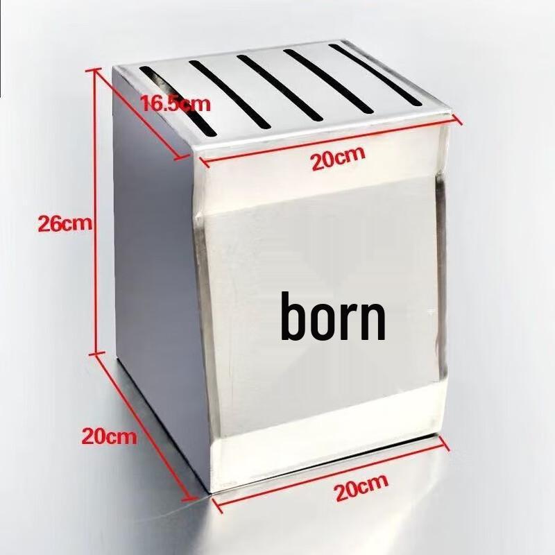 

Steel Shield 304 Stainless Steel Kitchen Knife Holder & Storage Box Raw Vegetable Knife Box