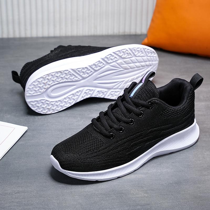 

2025 новые молодежные кроссовки для кампуса, повседневные, подходящие по цвету, дышащая сетчатая мягкая подошва, плетеные кроссовки для полетов, спортивная обувь для улицы 35