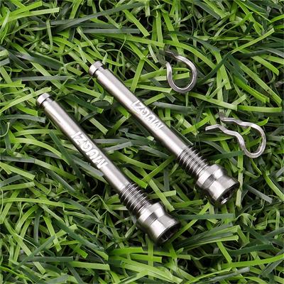 Bike Alloy Disc Brake Caliper Bolts with Snap Rings Titanium Alloy Threaded Pins Bike Brake Caliper Bolt Screws Bike Accessories