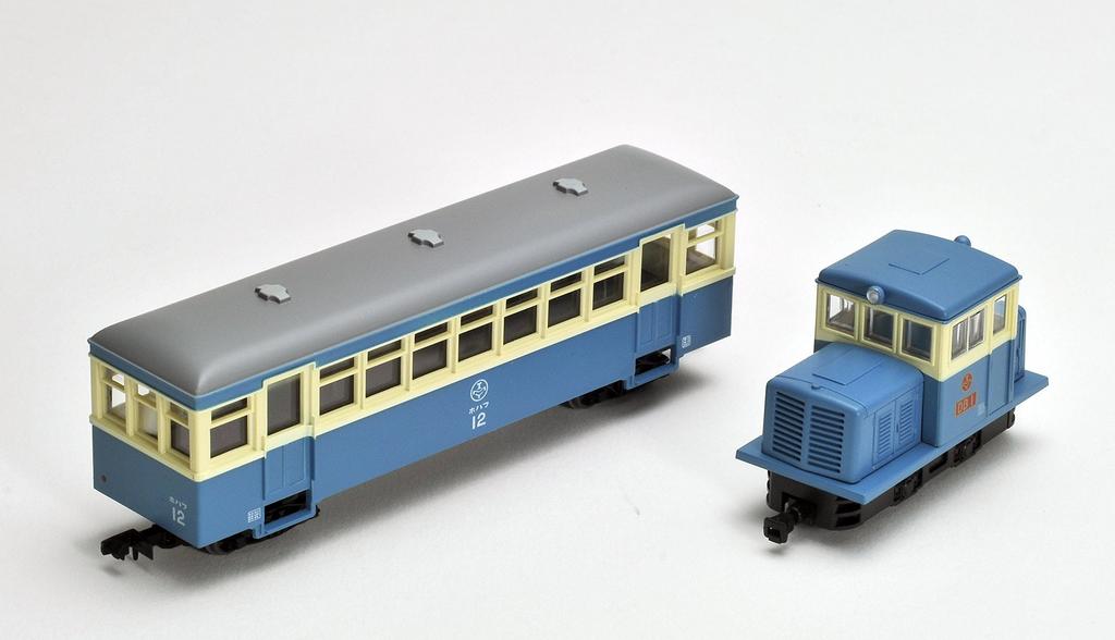 Tomytec GeoColle Railway Collection Iron Collection Narrow Gauge 80 Nekoya Line Passenger Train New Paint Set Diorama Supplies (DB1+Hohafu11)
