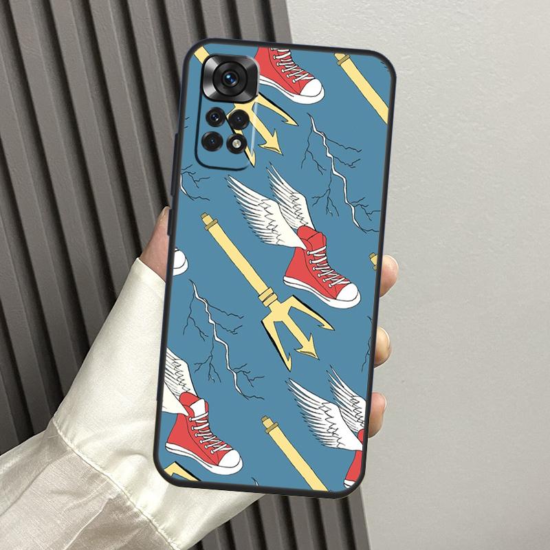 P-Percy Jackson Cartoon Case For Xiaomi Redmi Note 11 11S 10 10S 9 9S 8 12 Pro Redmi 9 10 12C 9C 9T 10A 10C Cover