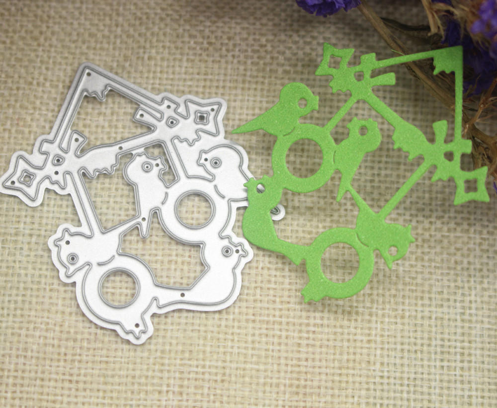 Merry Christmas Metal Cutting Dies Stencils Scrapbooking Embossing DIY Crafts