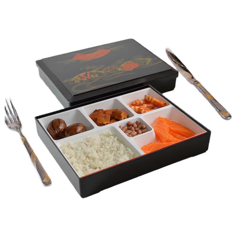 Melamine 6-Compartment Business Meal Bento Box