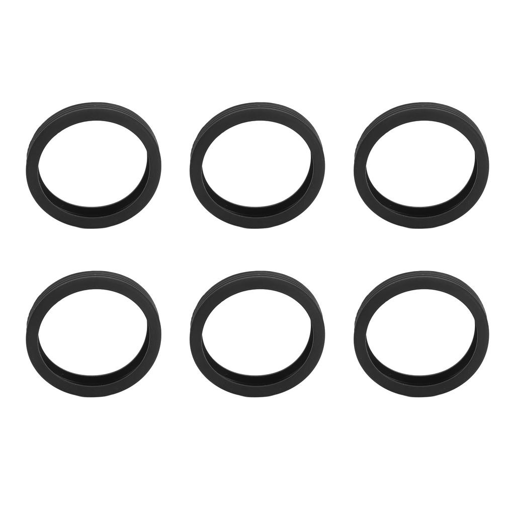 16 Stück Gepäckradabdeckung Geräuschreduzierung Vibrationsdämpfung Silikon Gepäckkoffer Rollenabdeckung Schwarz