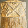 Handmade Nordic Bohemian Cotton Rope Lampshade Pendant Light for Home Décor