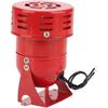 Walfront Motor Alarm Horn Siren Buzzer 220V 120DB MS-190 Red