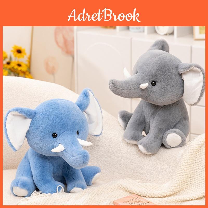 Jouet Éléphant en Peluche Pour Enfants Animal Doux Oreiller de Sommeil Cadeau Pour Enfants