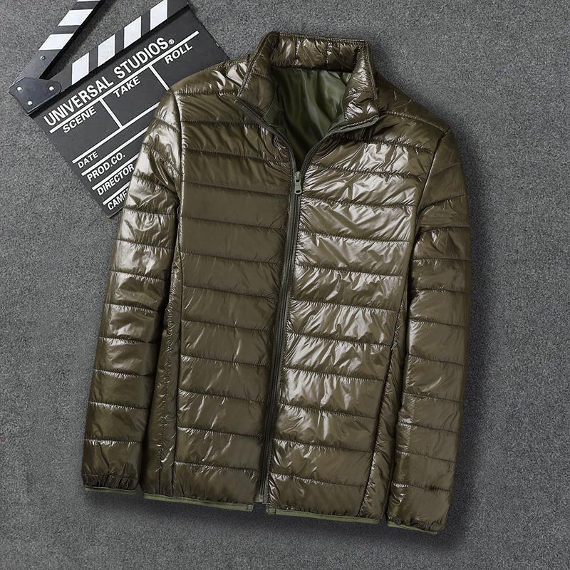 Herren Kapuzenjacke Minimalistisch Baumwolle - Trendige Kurze Einfarbige Lässige Oberbekleidung