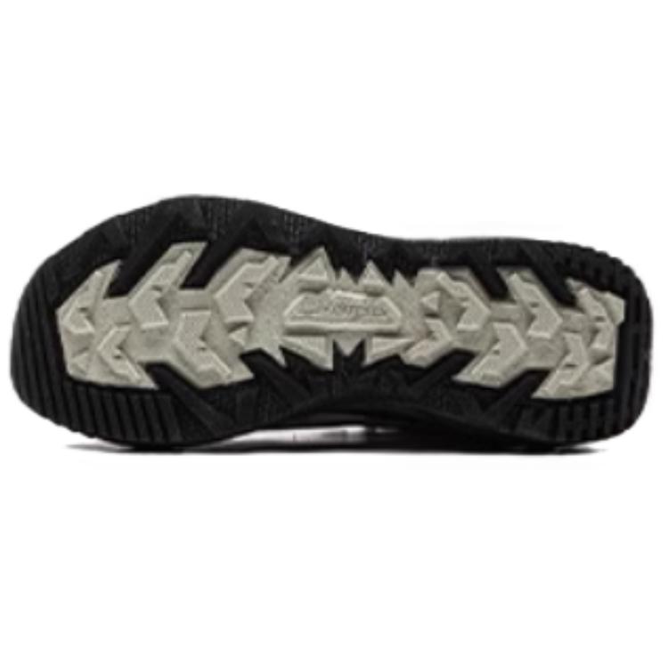 Li Ning Outdoor CF Tracing Slip Resistant And Abrasion Resistant Coverage Low top Hiking Shoes Women's Gray Black AHTV004-1