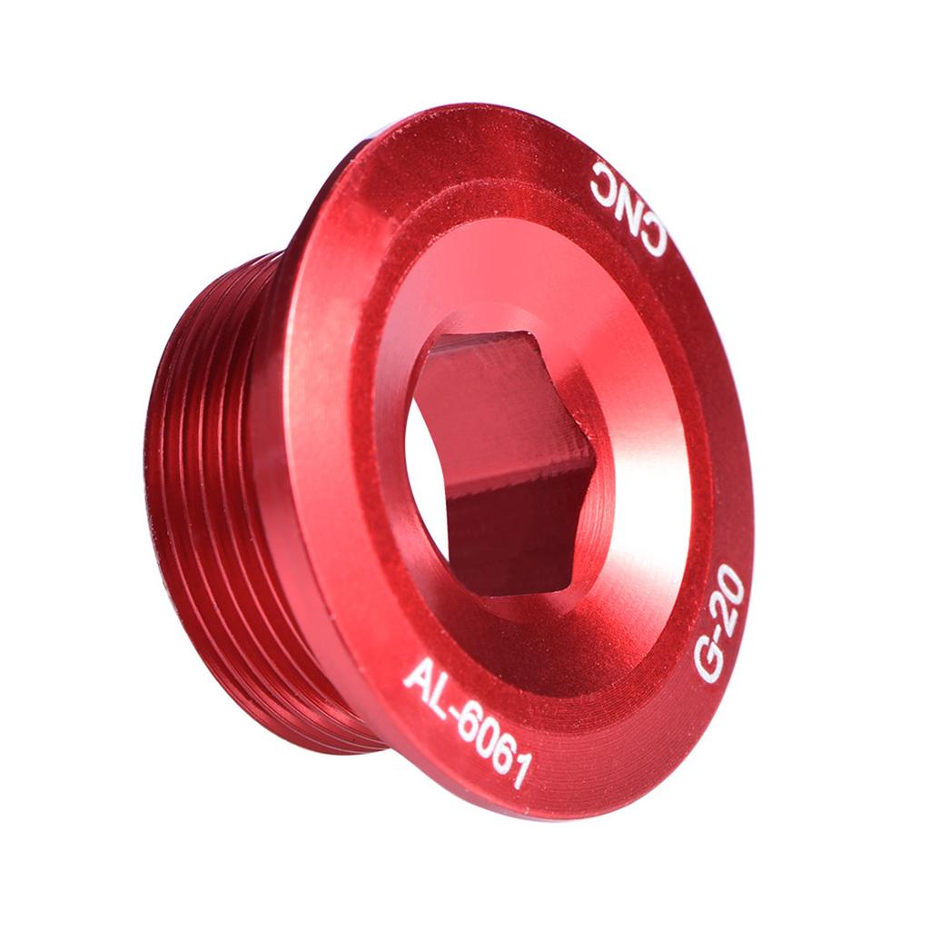 Aluminum Alloy Bike Cranket Crank Fixing Screw (Red)