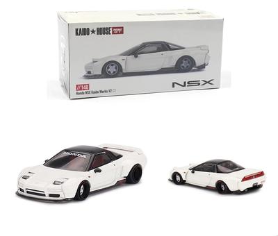 MINI GT Collectibles Druckguss-Modellauto Honda NSX Kaido Works V2 Weiß Limitierte Auflage Druckguss-Modellauto Kaido House KHMG148 1/64