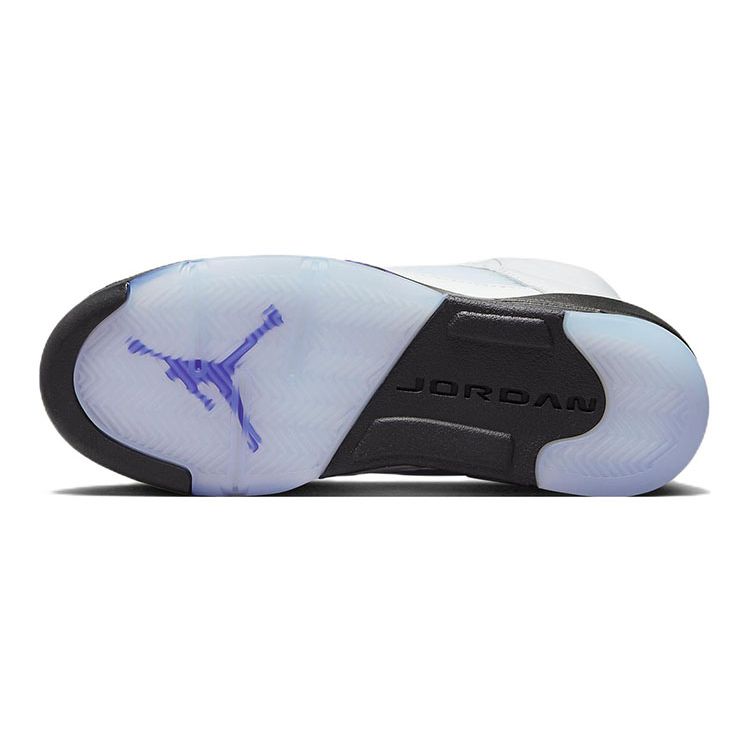 Air Jordan 5 Retro GS Concord Kids Sneakers White Dark-Concord Black 440888-141