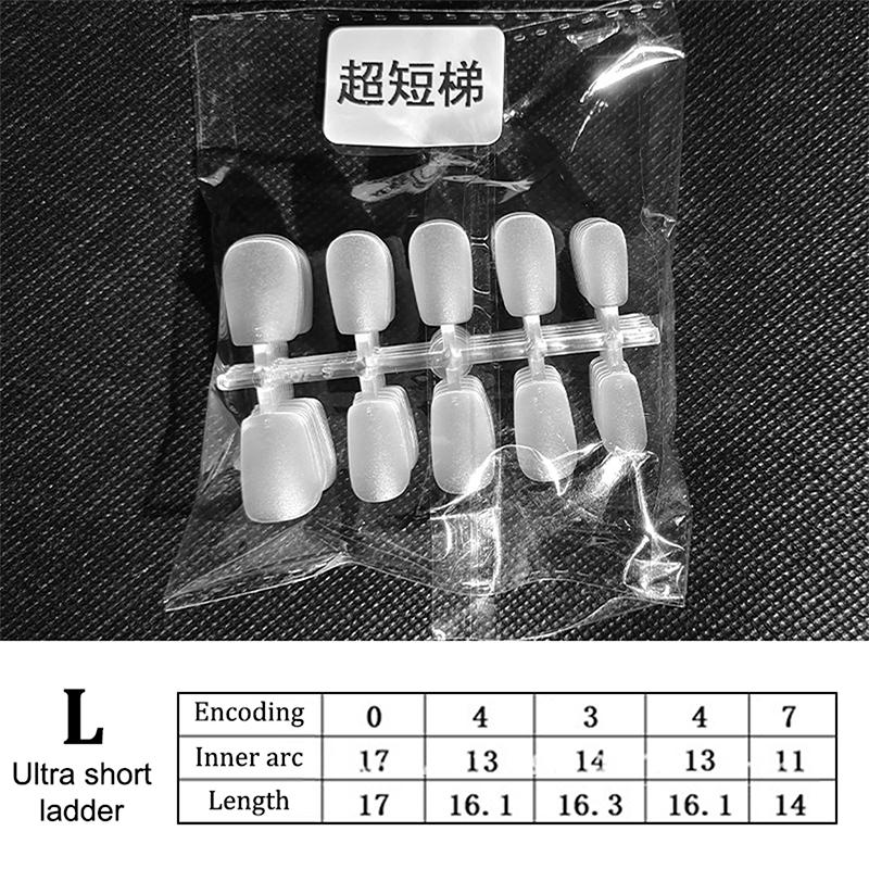 100Pcs Press On Nail Tips Full Cover Ultra-Thin False Nails Patches Gel Nails Extension System Clear Fake Nails Art Accessories