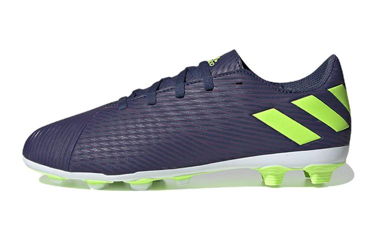 

Adidas Messi 19.4 Low top Kids Soccer Shoes Blue Green Kids EF1816 28.5