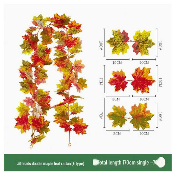 Skladem Podzimní a Halloweenská dekorace z javorových listů pro Vánoce a Den díkůvzdání