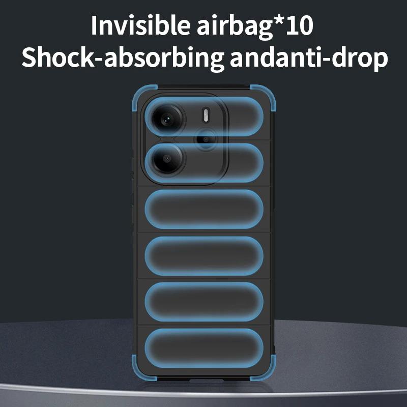 Custodia Morbida Corazzata per Telefono per Huawei Honor 200 400 Lite 90 Pro X9 X9b X50 X50i X60 X9C Cover Intelligente in Silicone Liquido Coque Funda