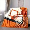 1pc Basketball Hoop Blanket, Lightweight Flannel Throw Blanket for Sofa, Bed, Travel, Camping, Living Room, Office, Couch067