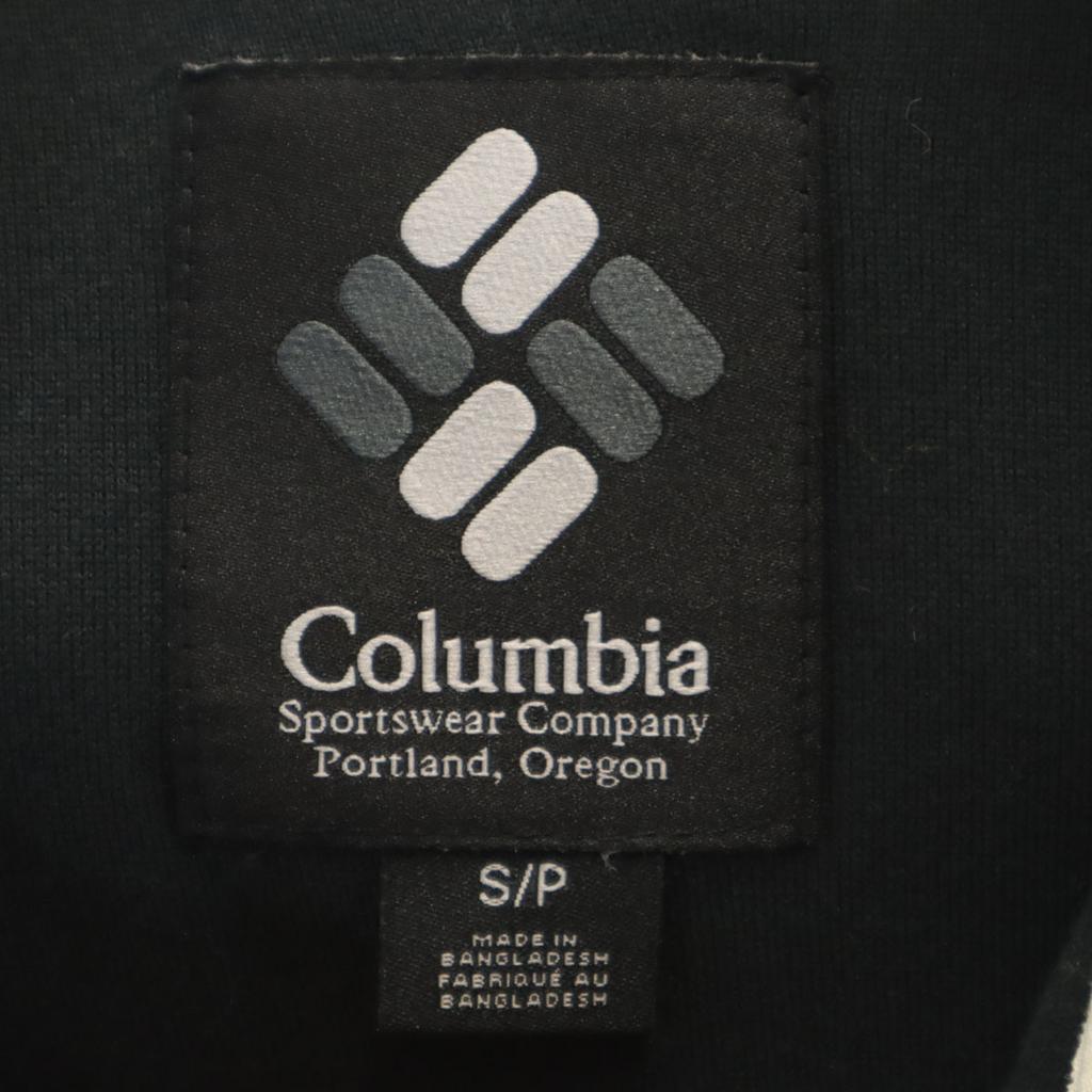 Columbia half button Fleece jacket S black Outdoor Pullover Women Used