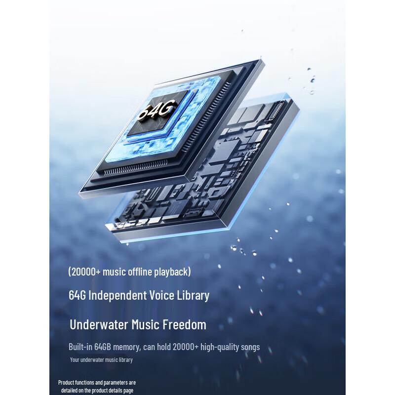 SANAG B60SProMax 64GB Waterproof Bone Conduction Sports Headphones