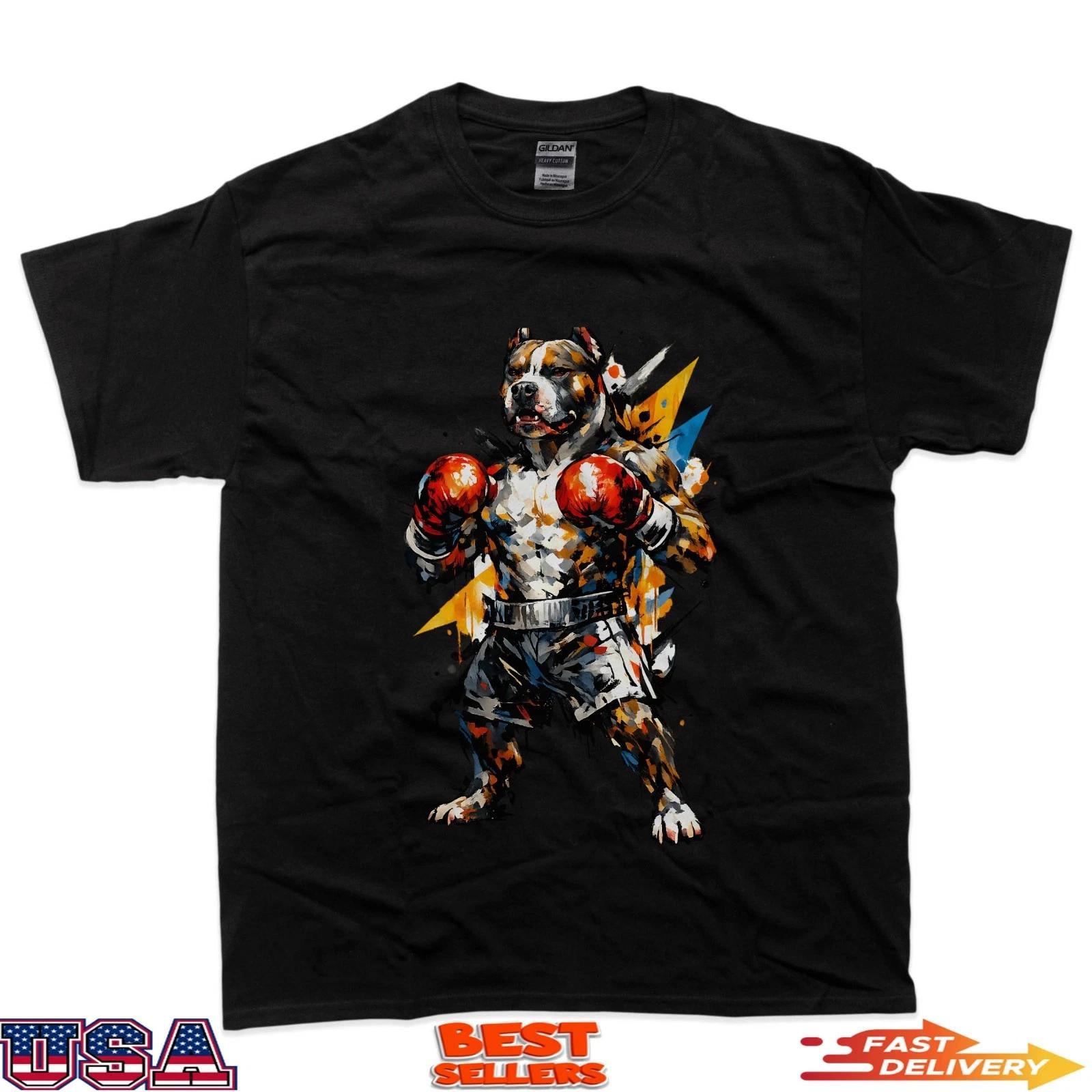 

Boxer Pit Bull Champion Art T-Shirt 3XL