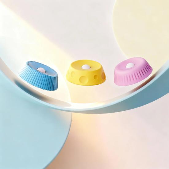 Hunde Flüssig Lecknapf Langsamfresser Leckspielzeug Anti-Rutsch Silikon Kein Verschütten Fressnapf mit Rollkugel Flüssig Leckerli Lecknapf für Groß Mittel Klein