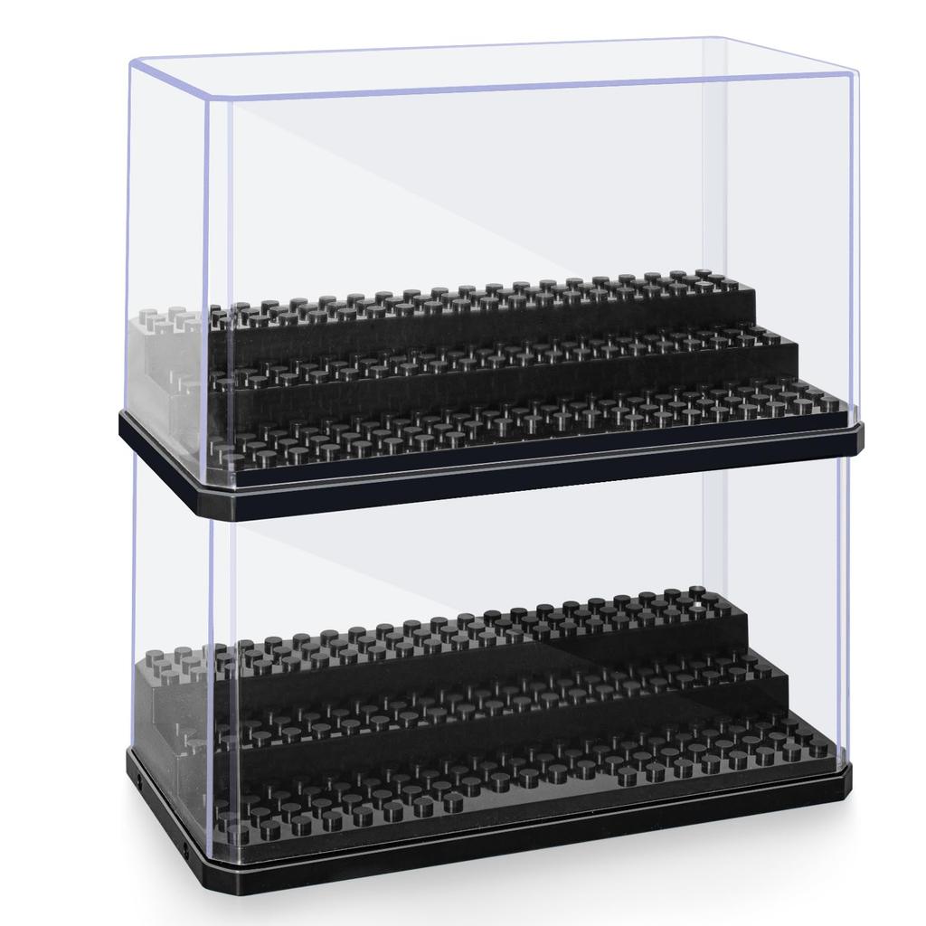Non-Toxic 18Cm Acrylic Minifigures Display Case Stackable And Dustproof Building Block Display Box For Lego Action Figure Toys Storage