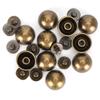 30 Sets Screw Mushroom Rivets BronzeColoured Dome Studs for Leather Decoration 12MM
