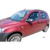 Wind Deflectors - Heko - Mazda 2 5D - Reinforced Acrylic - Smoked - Easy Installation