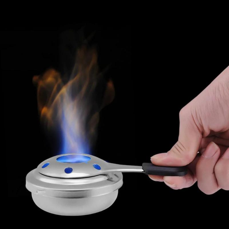 Outdoor Alcohol Stove Burner Set Outdoor Picnic Camping Stainless Steel Portable Alcohol Stove Fuel Stove Burner with Handle