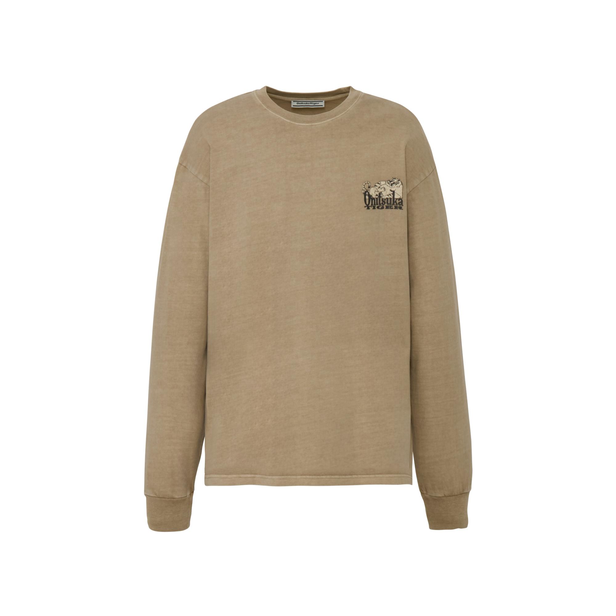 

Onitsuka Tiger Water Wash Long Sleeve Printed T-Shirt Unisex Tops 2183B610_250 M