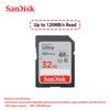 SanDisk SD karta 64GB 128GB 256GB V10 32GB Běžná Plná velikost Originální sandisk ultra Flash SD Paměťová karta Vysoká rychlost sdxc UHS-I pro fotoaparát