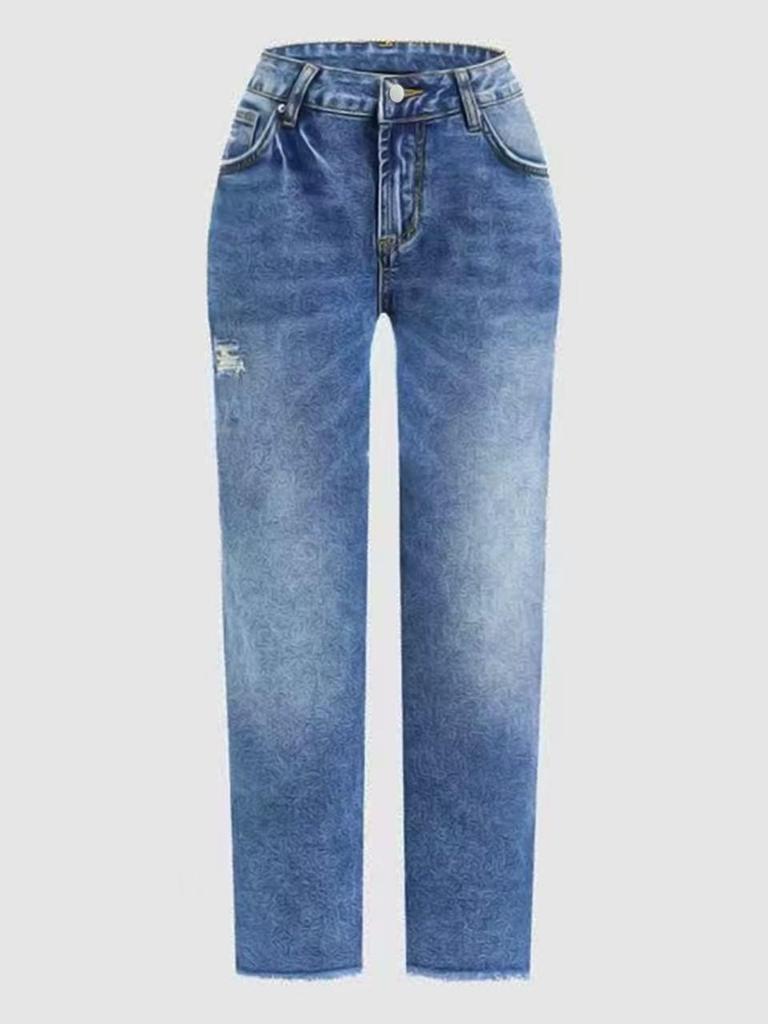 2025 Trendy European & American Women's Slim-Fit Casual Jeans