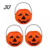 Trick or Treat Containers 1/2/3Pcs Halloween Pumpkin Candy Bucket, Trick-or-Treat Holder Basket, Bucket with Handle Jack-O-Lantern Sweet Snack