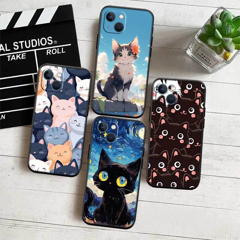 Cat Kitten Meow Case for Samsung Note 20 10 S25 Plus Ultra Lite FE M20 M21 M30 M31 M51 A11 A26 A51 A52 A53 A56 A70 A71 A72 A73