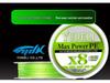 Yudeli PE Long Cast 150m X8 Fishing Line - Flashy Green, Wear-Resistant, Precision Woven Silk Replacement