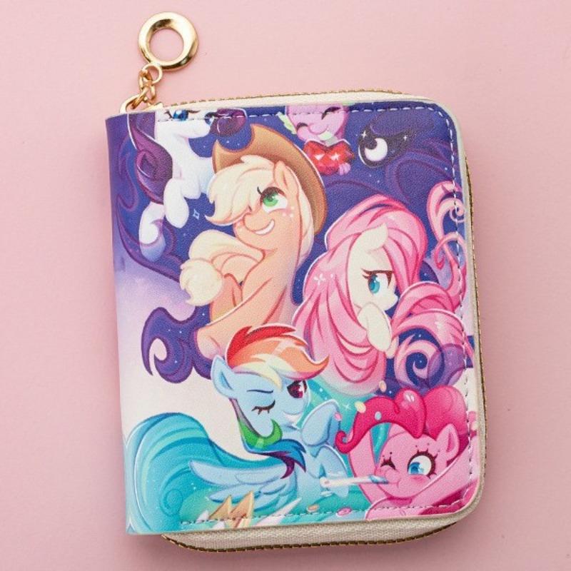 Creative Change Bag Cartoon Unicorn Children's Small Bag Earphone Key Coin Bag Women's Wallet Storage