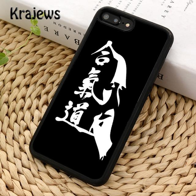 Krajews Japan Martial Aikido Telefon Fall Abdeckung Für iPhone 14 5 SE 6s 7 8 plus XR XS 11 12 13 pro max Samsung Galaxy S21 S22ultra