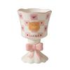 Pink Cartoon Bear Tall Ceramic Mug Ice Cream Cup Cute Wind Wine Glass Egg Gift Box Souvenir