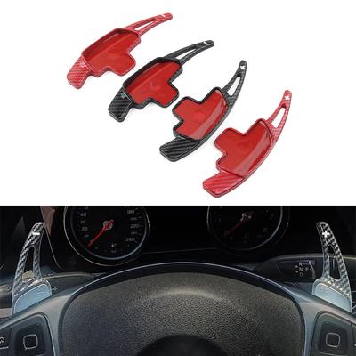 Estensione Paddle Cambio Volante Auto Aspetto Fibra di Carbonio Per Mercedes-Benz A/B/C/E/S/G/V-Class NON ADATTO PER AMG